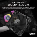 Refroidissement PC - CORSAIR - CO-9051041-WW - iCUE LINK RX120 Max Single Fan