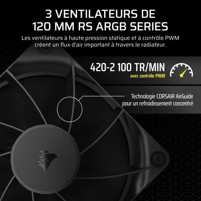 Refroidissement PC - CORSAIR - CW-9060089-WW - NAUTILUS 360 Liquid CPU Cooler