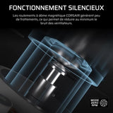 Refroidissement PC - CORSAIR - CW-9060094-WW - NAUTILUS 240 ARGB BLANC Liquid CPU Cooler