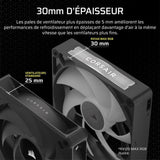 Refroidissement PC - CORSAIR - CO-9051035-WW - Kit de démarrage ventilateurs iCUE LINK RX140 RGB Max Single Fan