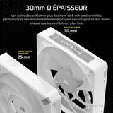 Refroidissement PC - CORSAIR - CO-9051039-WW - Kit de démarrage ventilateurs iCUE LINK RX140 RGB Max White Single Fan
