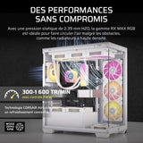 Refroidissement PC - CORSAIR - CO-9051039-WW - Kit de démarrage ventilateurs iCUE LINK RX140 RGB Max White Single Fan