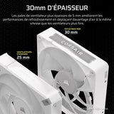 Refroidissement PC - CORSAIR - CO-9051040-WW - iCUE LINK RX140 RGB Max White Dual Fan