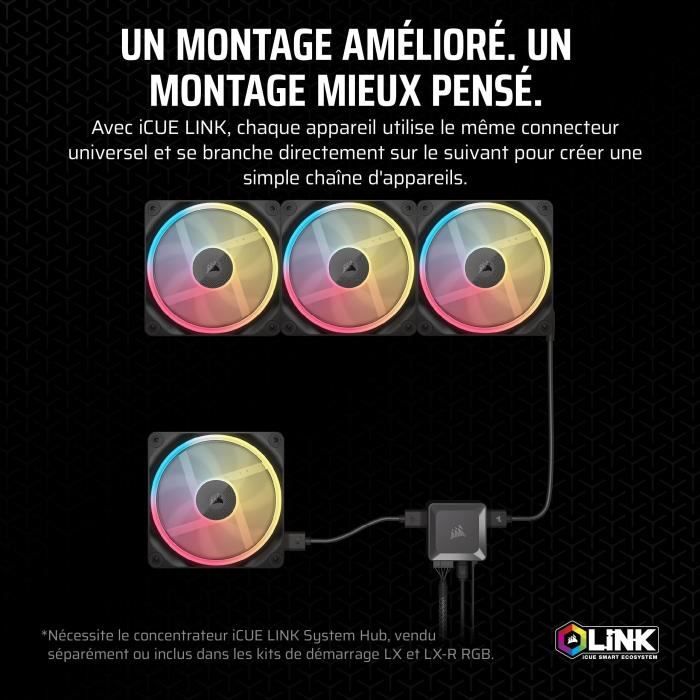 Refroidissement PC - CORSAIR - CO-9051051-WW - iCUE LINK LX140R RGB Single Fan