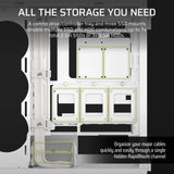 Boîtier CORSAIR 5000T ATX de Taille Moyenne Blanc