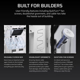 Boîtier CORSAIR 5000T ATX de Taille Moyenne Blanc