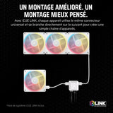 Refroidissement PC - CORSAIR - CO-9051056-WW - iCUE LINK LX140R RGB white Dual Fan