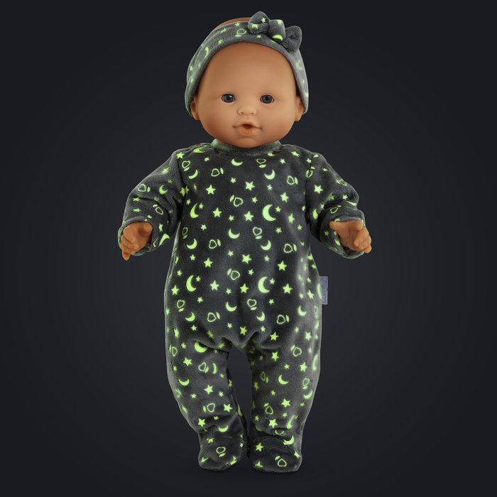 Pyjama - Corolle - Brille dans la Nuit - 36 cm - Étoiles phosphorescentes - Facile a enfiler