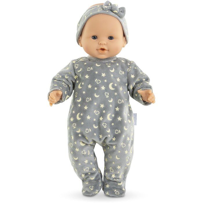 Pyjama - Corolle - Brille dans la Nuit - 36 cm - Étoiles phosphorescentes - Facile a enfiler
