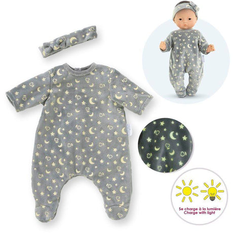 Pyjama - Corolle - Brille dans la Nuit - 30 cm - Doux - Phosphorescent