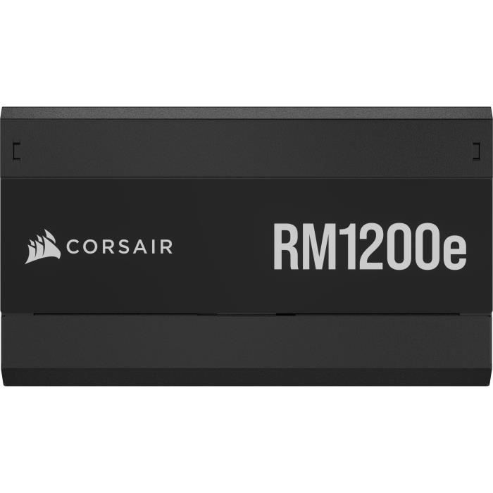 Alimentation PC - CORSAIR - RM1200e - 1200 W - Modulaire - ATX 3.1 - 80 PLUS Gold – Cybenetics Platinum