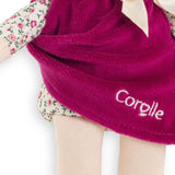 Doudou - COROLLE - Miss Rose Grenadine - 25 cm - senteur vanille - des la naissance