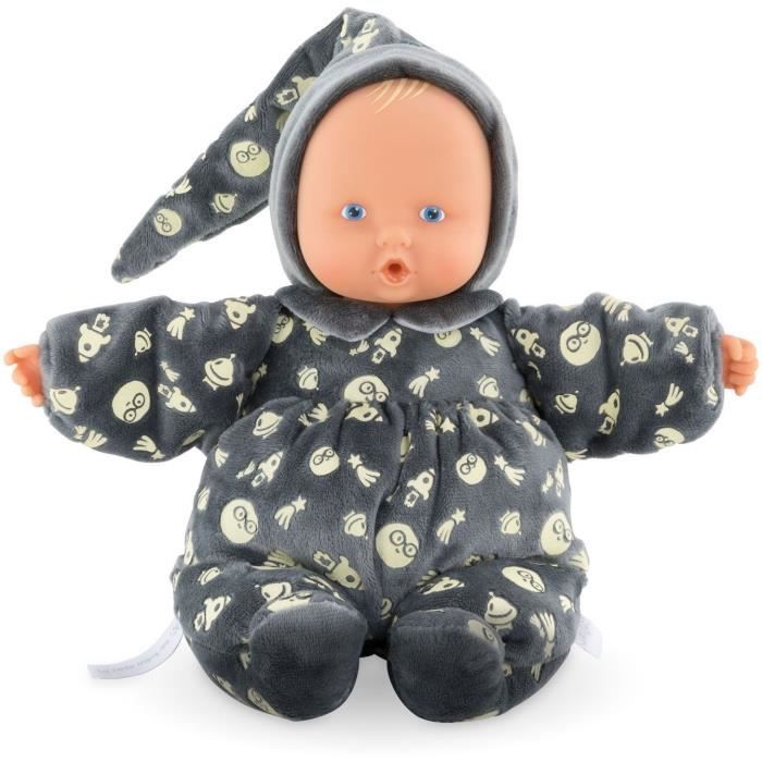 Mon Doudou COROLLE - Babipouce Brille dans la Nuit - 28 cm - senteur de vanille - des la naissance