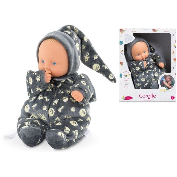 Mon Doudou COROLLE - Babipouce Brille dans la Nuit - 28 cm - senteur de vanille - des la naissance