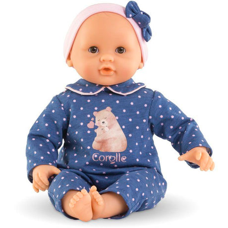 Poupon - COROLLE - Bébé Calin Capucine - Ourson - 30 cm - Des 18 mois