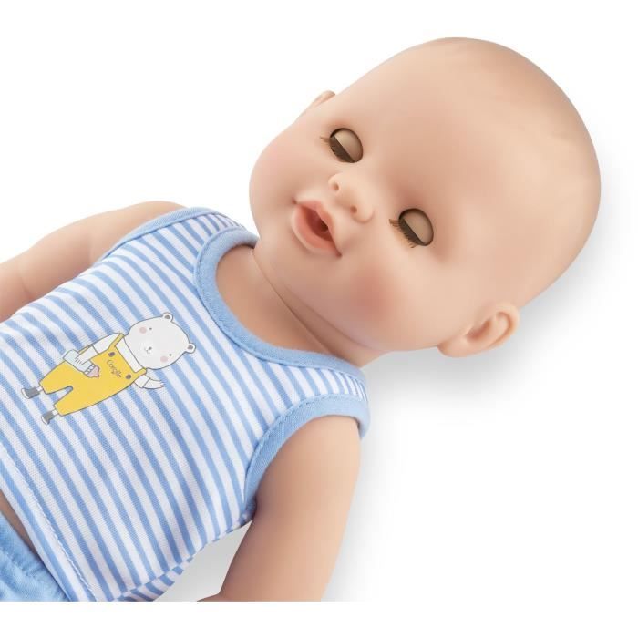 Corolle - Mon Grand Poupon - Paul fait pipi - Poupon 36cm sexué au corps vinyle - Des 2 ans