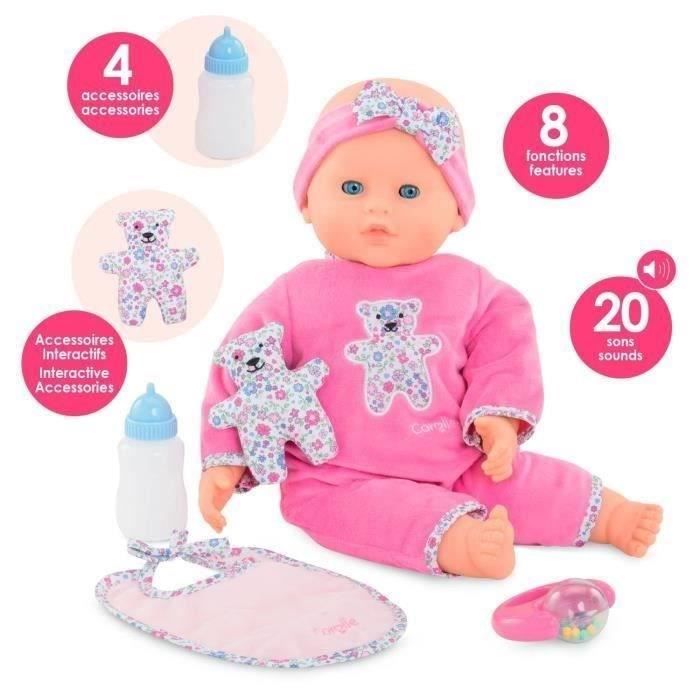 Grand poupon Lucille intéractive - COROLLE - Mon Grand Poupon - 42cm - Des 2 ans