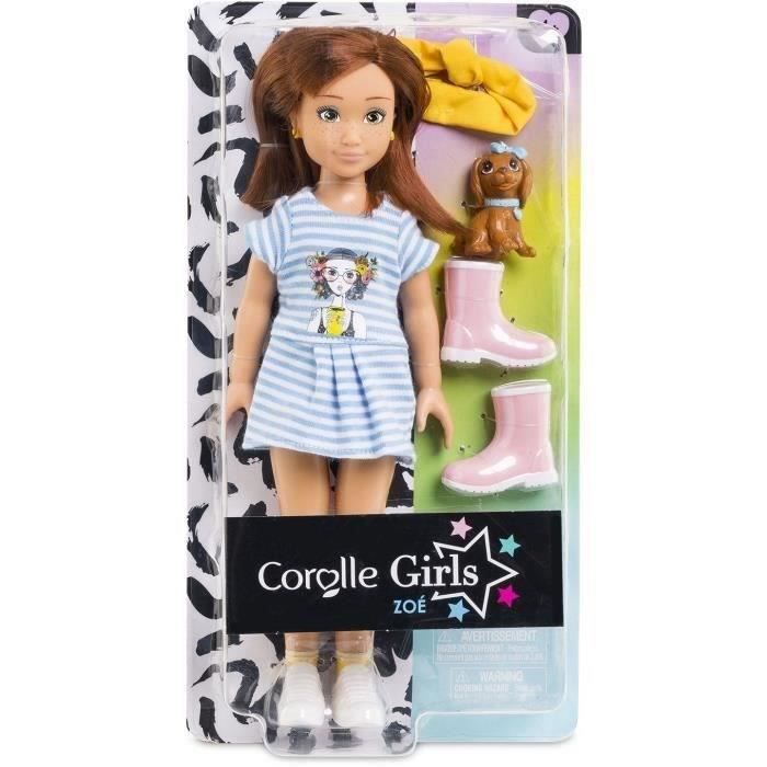 PoupÈe mannequin Corolle Girls ZoÈ Nature et Aventure avec 6 accessoires - 28 cm - des 4 ans