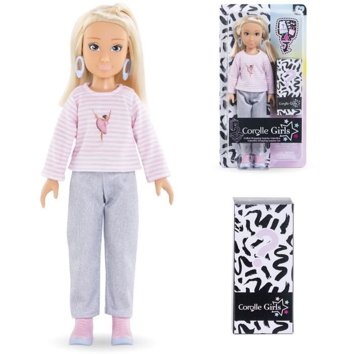 PoupÈe mannequin Valentine Shopping COROLLE GIRLS - 28 cm - 6 accessoires