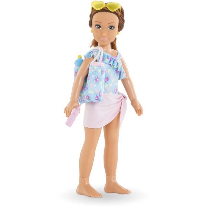 Coffret ZoÈ a la plage - COROLLE GIRLS - PoupÈe mannequin - 5 accessoires - 28 cm - Des 4 ans