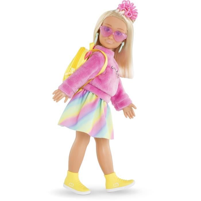 Accessoires poupée - COROLLE - Dressing fluo - Pour poupée mannequin 28 cm - 7 accessoires - Des 4 ans