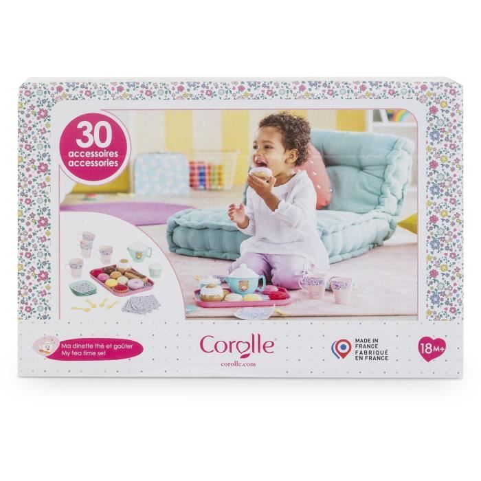 Accessoires poupons - COROLLE - Ma Dinette Thé et Goűter - 30 accessoires - des 18 mois