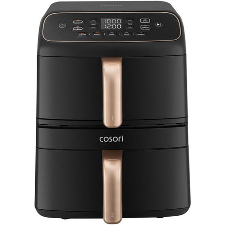 Friteuse sans huile COSORI - Turbo Tower Pro Smart Compact - Capacité 8,6L - 5 programmes - 2630W - Noir