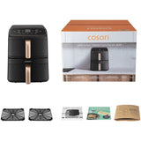 Friteuse sans huile COSORI - Turbo Tower Pro Smart Compact - Capacité 8,6L - 5 programmes - 2630W - Noir
