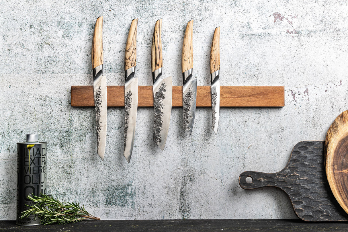 Couteau a pain- FORGED - KATAI - Acier VG10 - Manche en bois de racine - L 20,5 cm