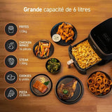 Friteuse sans huile COSORI - Turbo Blaze Chef Edition - Capacité 6L - 6 programmes - 1725W - Noir