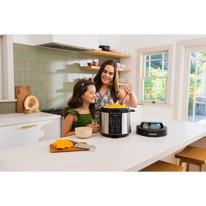 Multicuiseur COSORI - Capacité 5,7L - 12 programmes de cuisson - Jusqu'a 180°C - 1100W