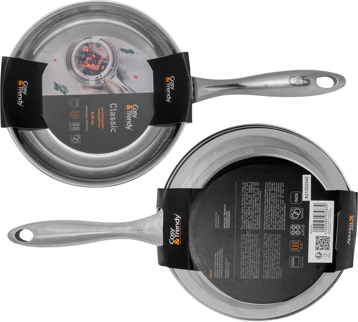 Poele - COSY & TRENDY - CLASSIC - Acier inoxydable - Ø20 cm - Tous feux dont induction