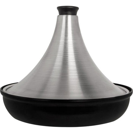 Tajine en aluminium - COSY & TRENDY - Tous feux dont induction - Ř 28 cm - Gris / Noir