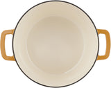 Cocotte avec couvercle - COSY & TRENDY - FONTESTIC - Fonte émaillée- Ø28 cm - 6,15 L - Tous feux dont induction - Ambre