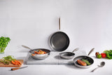Wok - COSY & TRENDY - HEXAPRO - Acier inoxydable - Ø24 cm - Anti-adhésive - Tous feux dont induction