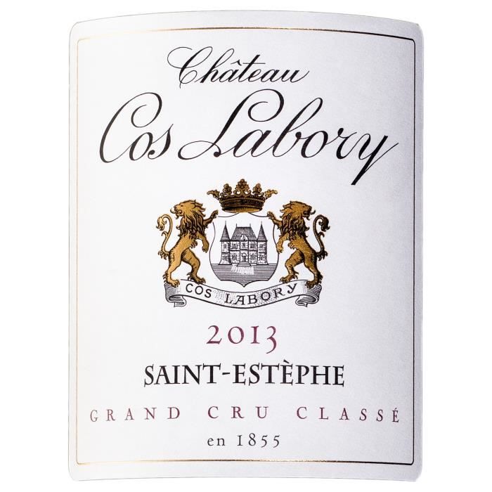 Ch‚teau Cos Labory 2013 Saint-Estephe - Vin rouge de Bordeaux