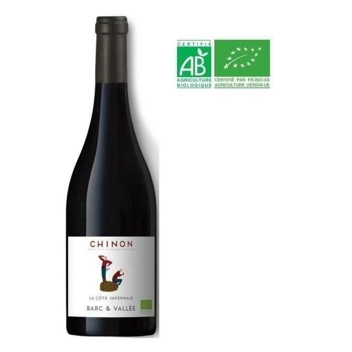 La côte infernale  Chinon - Vin rouge de Loire Bio 2022