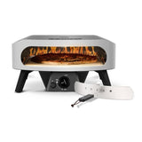 Four a pizza gaz - COZZE - 17 - 90432 - 8 KW - 60,5 x 60,5 x 30,5 cm - Jusqu'a 450°C - Thermometre inclus