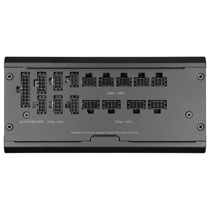 CORSAIR - RM1200x - Bloc d'alimentation - 1200 Watt - RMx Shift Series - Certifié 80 PLUS Gold (CP-9020254-EU)
