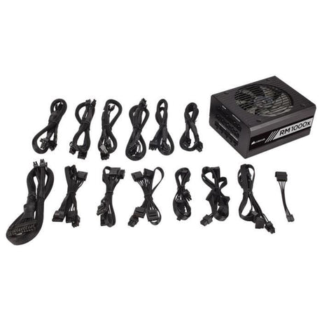 Alimentation PC - CORSAIR - RM1000x Shift -1000 Watt - ATX 3.1 - PCIe 5.1 - Cybenetics GOLD Certified - Shifted Modular PSU