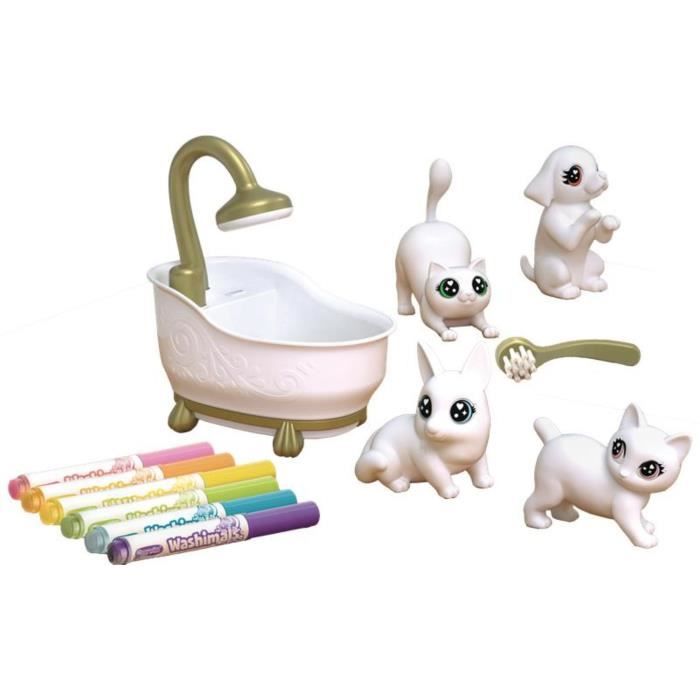Washimals - Mes animaux a colorier - CRAYOLA - Glam Pets - Des 3 ans