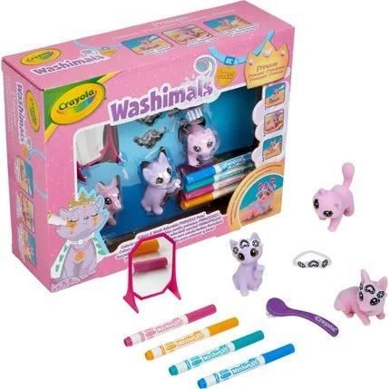 Coloriage - CRAYOLA - Washimals Pastel Princess Pets - Animaux pastels a personnaliser! Des 3 ans