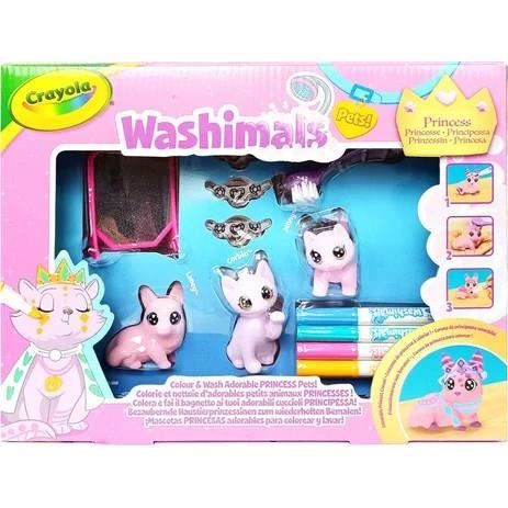 Coloriage - CRAYOLA - Washimals Pastel Princess Pets - Animaux pastels a personnaliser! Des 3 ans