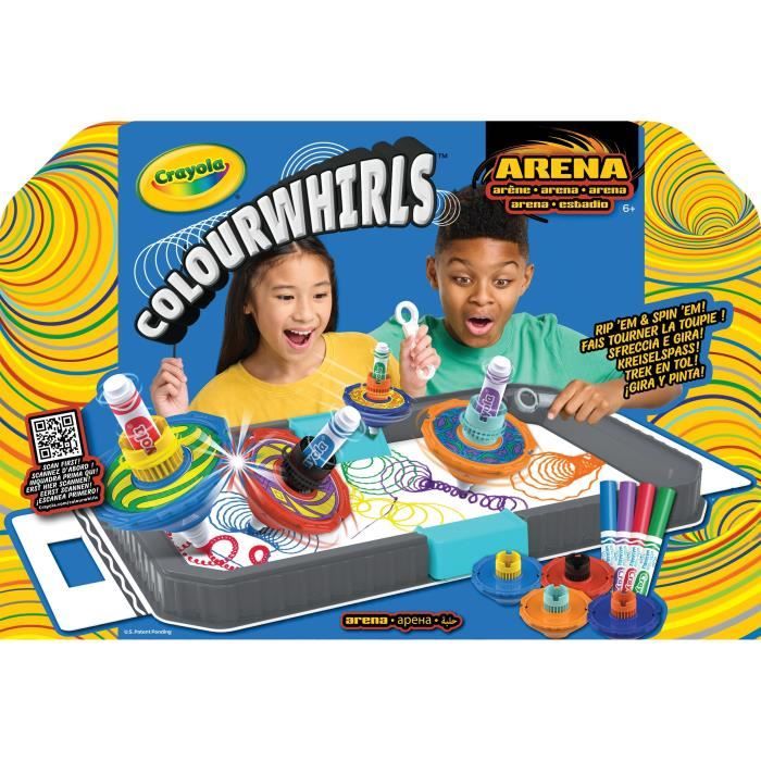 Colourwhirls Battle Arena - Jeu créatif - CRAYOLA - Jusqu'a 4 personnes - Des 6 ans