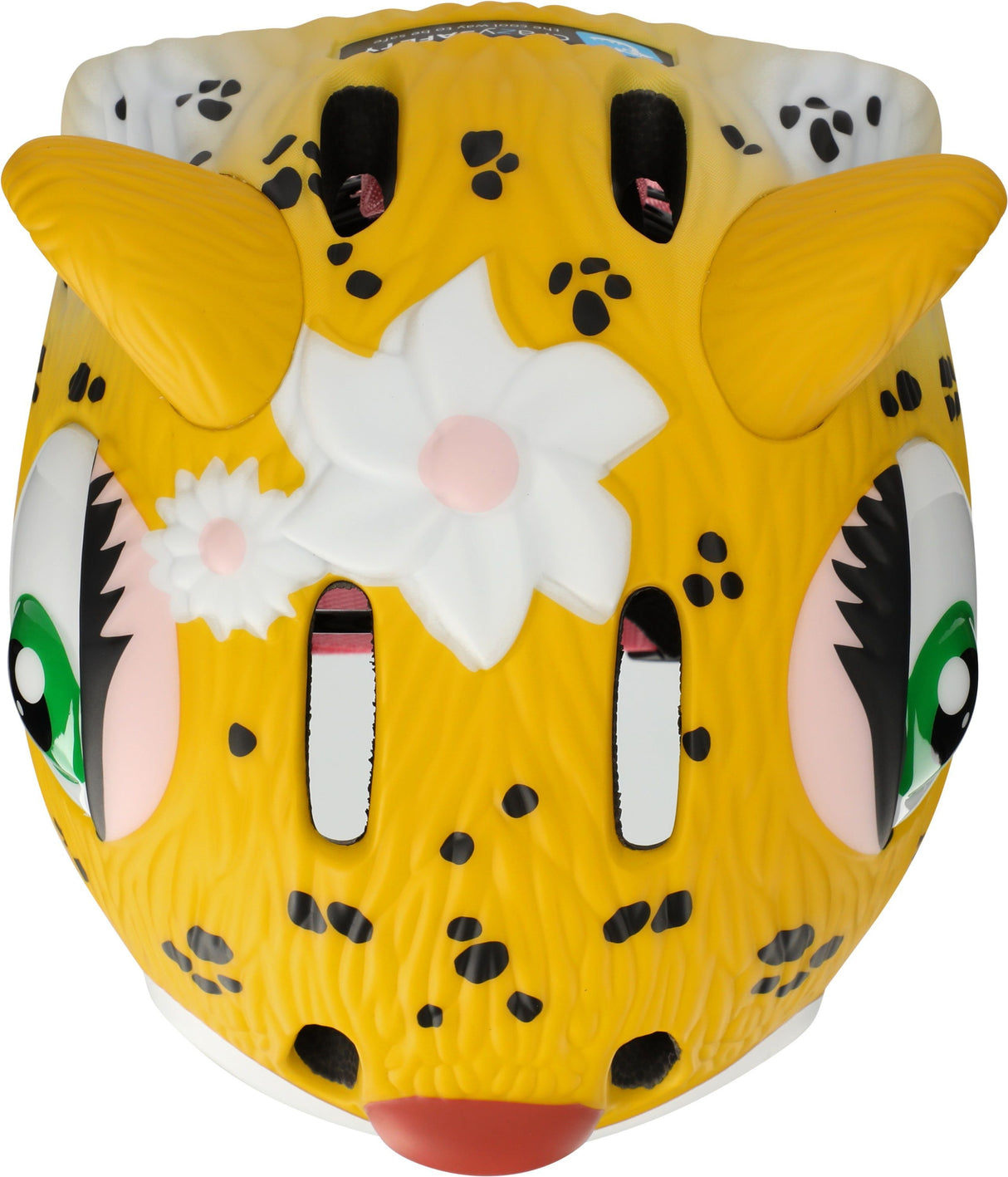 Casque Vélo - CRAZY SAFETY - Léopard - Taille S (49-55cm)