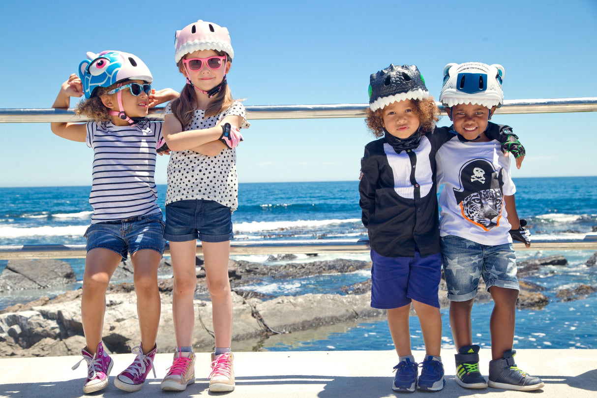 Casque Vélo - CRAZY SAFETY - Léopard - Taille S (49-55cm)