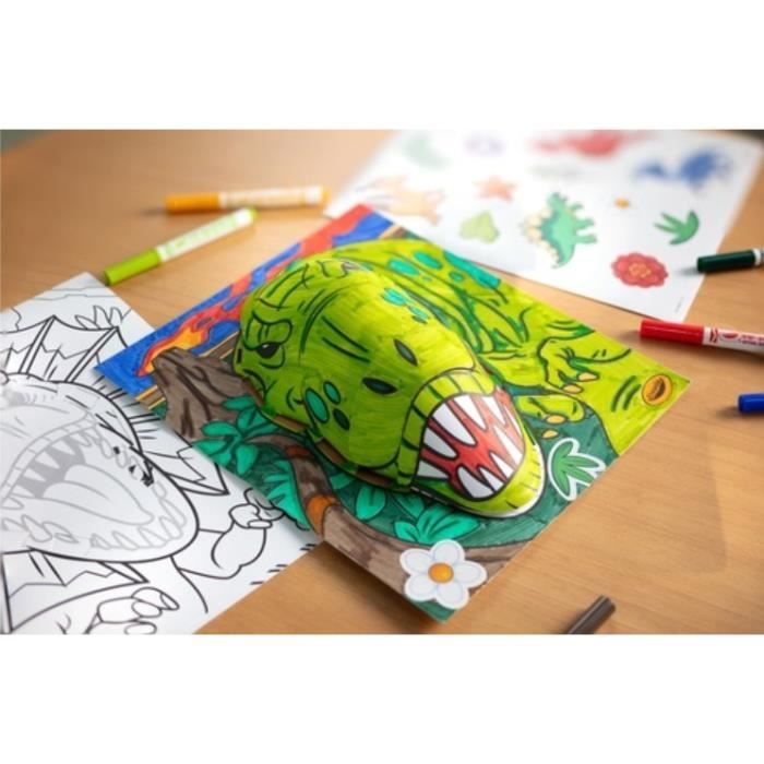Créatif - CRAYOLA - POPS 3D Dinosaurs - Fabuleux dessins 3D de dinosaures! Des 6 ans