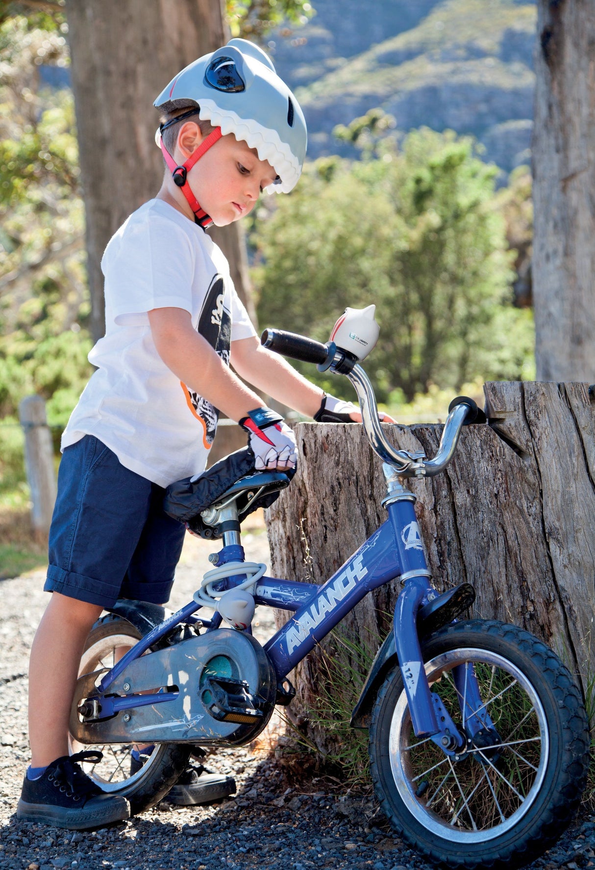 Casque Vélo - CRAZY SAFETY - Requin - Taille M (54-59cm)