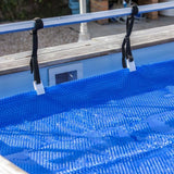 GRE - Enrouleur de b‚ches pour piscine hors-sol jusqu'a 5,8m de large - modele cylindrique