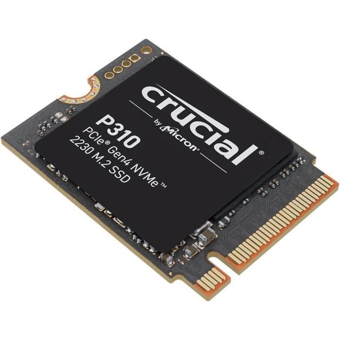 Disque SSD Interne - CRUCIAL - P310 1To PCIe Gen4 2230 NVMe M.2 SSD (CT1000P310SSD2)